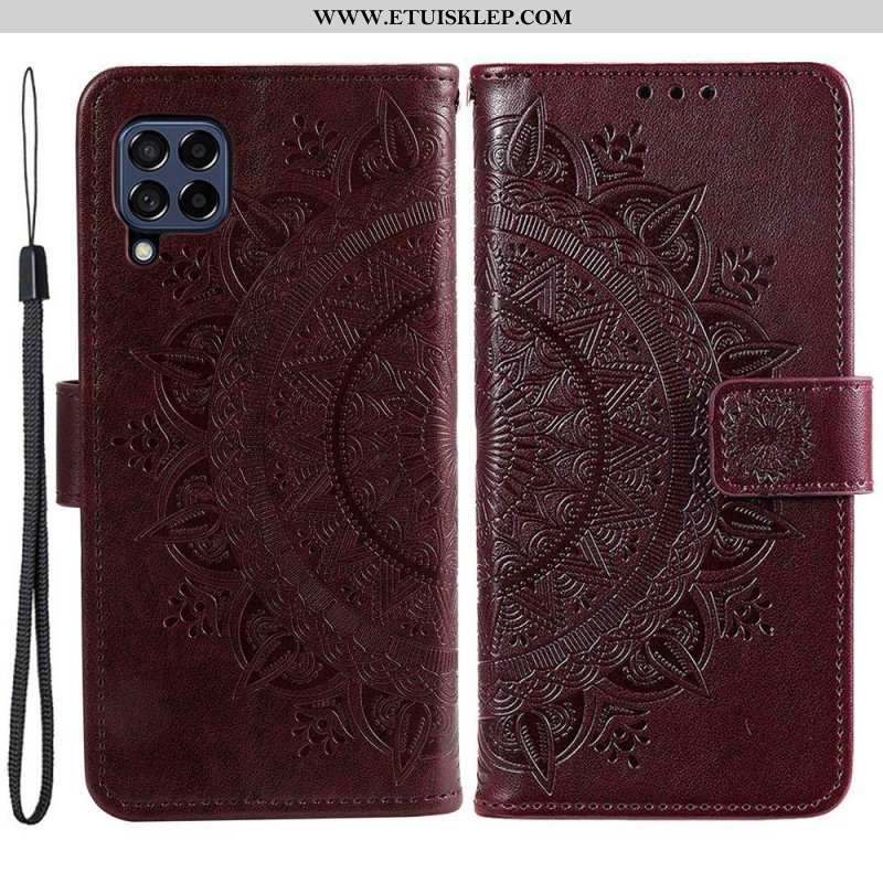 Etui Folio do Samsung Galaxy M53 5G Mandala Słońca